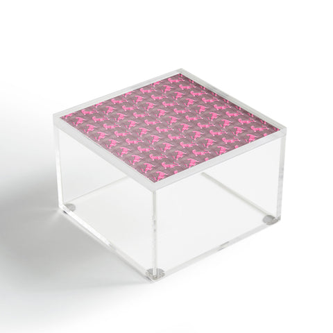 Caroline Okun Leaping Pink Tigers Acrylic Box