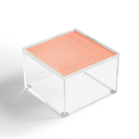 Caroline Okun Mod Pink Circles Acrylic Box