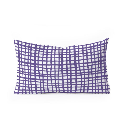 Caroline Okun Ultra Violet Weave Oblong Throw Pillow