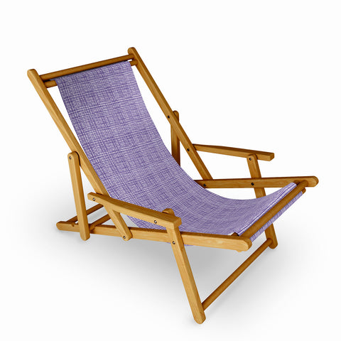 Caroline Okun Ultra Violet Weave Sling Chair