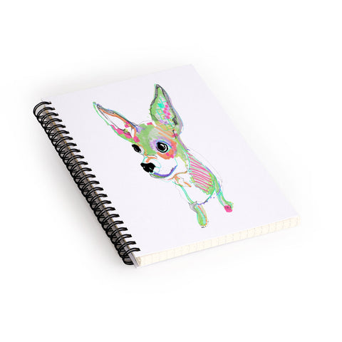 Casey Rogers Chihuahua Multi Spiral Notebook