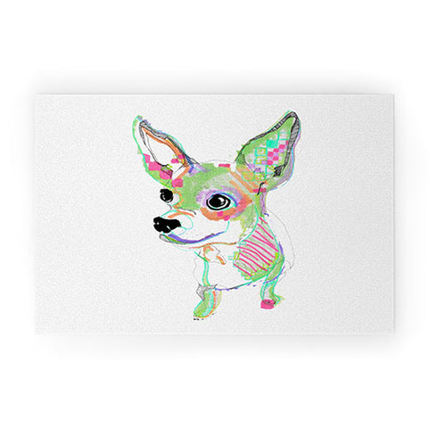 Casey Rogers Chihuahua Multi Welcome Mat