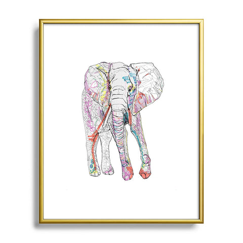 Casey Rogers Elephant 1 Metal Framed Art Print