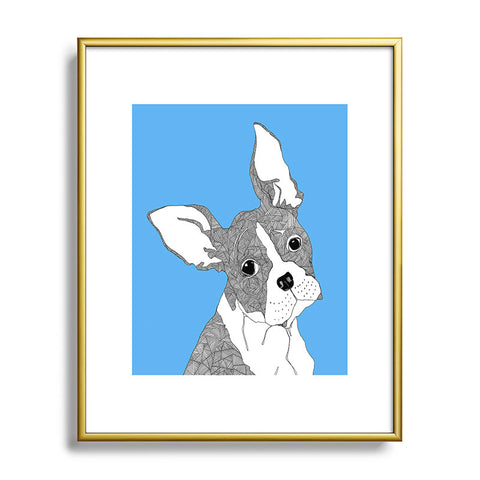 Casey Rogers Frenchy Metal Framed Art Print