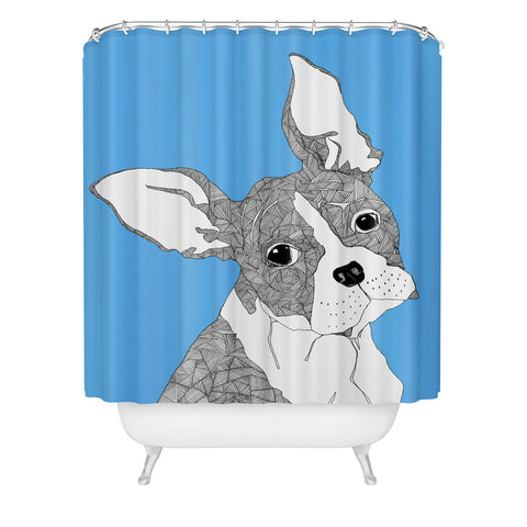Casey Rogers Frenchy Shower Curtain