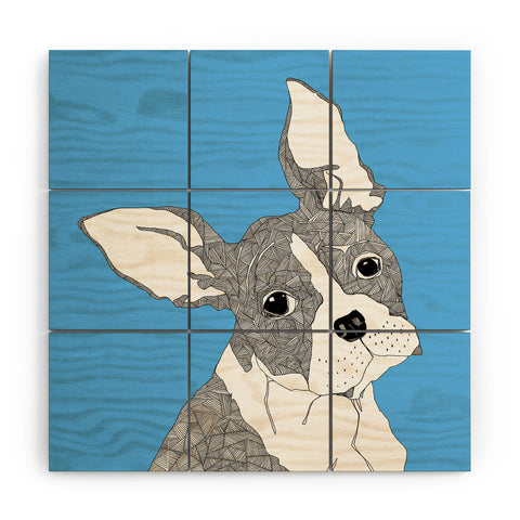 Casey Rogers Frenchy Wood Wall Mural