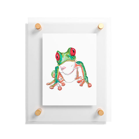 Casey Rogers Froglet Floating Acrylic Print