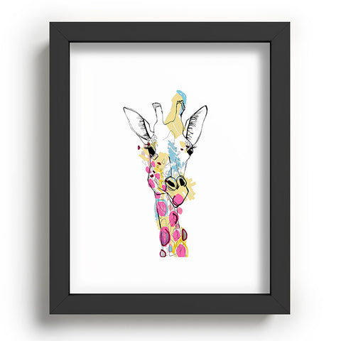 Casey Rogers Giraffe Color Recessed Framing Rectangle