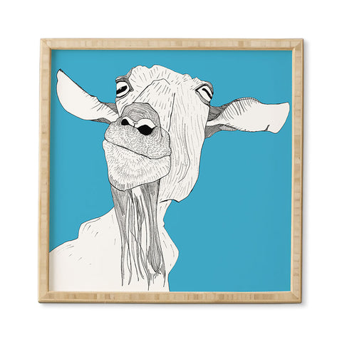 Casey Rogers Goat Framed Wall Art
