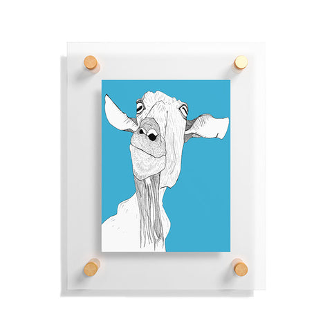 Casey Rogers Goat Floating Acrylic Print
