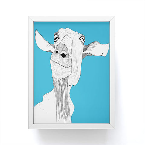 Casey Rogers Goat Framed Mini Art Print