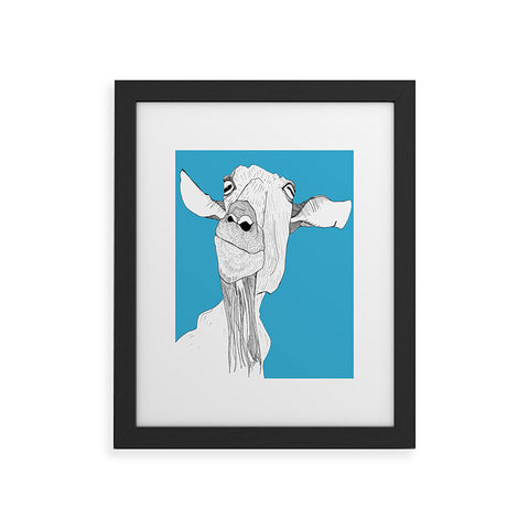 Casey Rogers Goat Framed Art Print