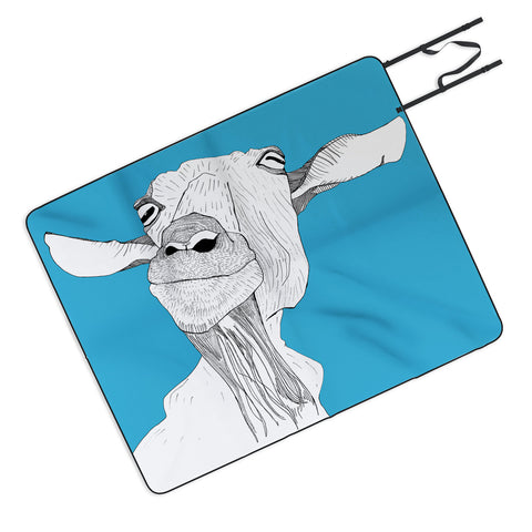 Casey Rogers Goat Picnic Blanket