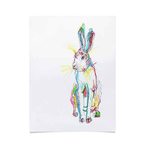 Casey Rogers Hare Multi Poster