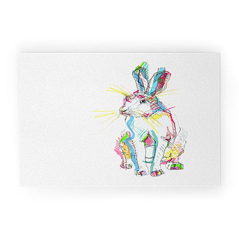 Casey Rogers Hare Multi Welcome Mat