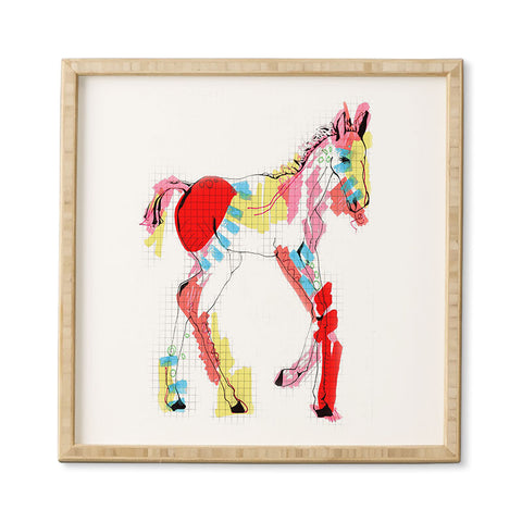 Casey Rogers Horse Color Framed Wall Art