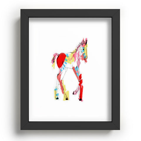 Casey Rogers Horse Color Recessed Framing Rectangle