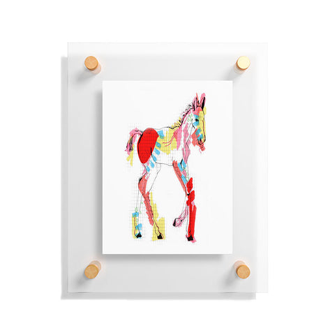 Casey Rogers Horse Color Floating Acrylic Print