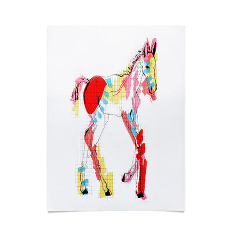 Casey Rogers Horse Color Poster