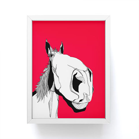 Casey Rogers Horseface Framed Mini Art Print