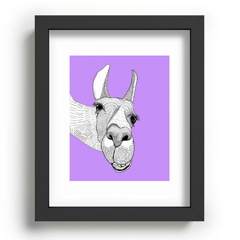 Casey Rogers Llama Recessed Framing Rectangle