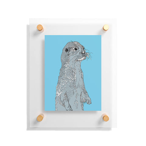 Casey Rogers Otter Floating Acrylic Print