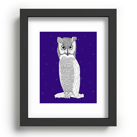 Casey Rogers Owl Recessed Framing Rectangle