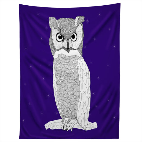 Casey Rogers Owl Tapestry