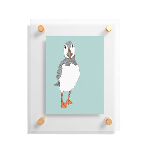 Casey Rogers Puffin 2 Floating Acrylic Print