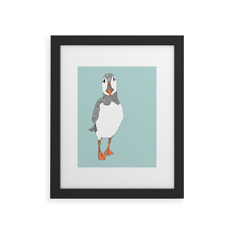 Casey Rogers Puffin 2 Framed Art Print