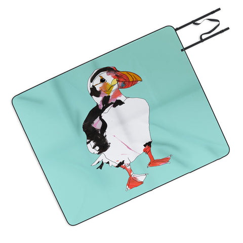 Casey Rogers Puffin Picnic Blanket