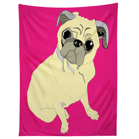 Casey Rogers Pugbug Tapestry