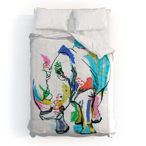 Casey Rogers Rhino Color Comforter
