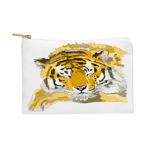 Casey Rogers Sleepy Tiger Pouch