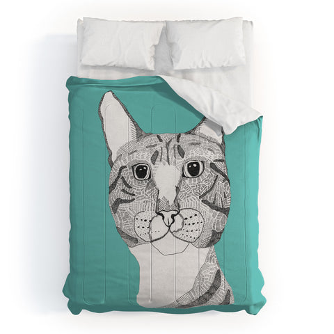 Casey Rogers Tabby Cat Comforter