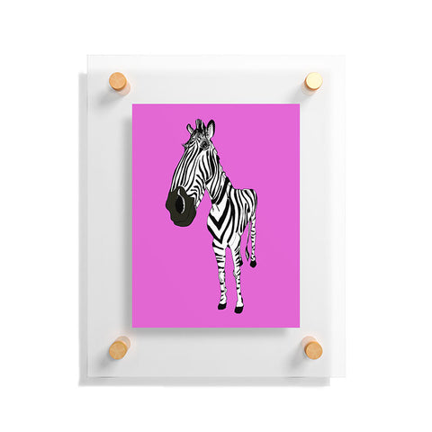 Casey Rogers Zebra Floating Acrylic Print