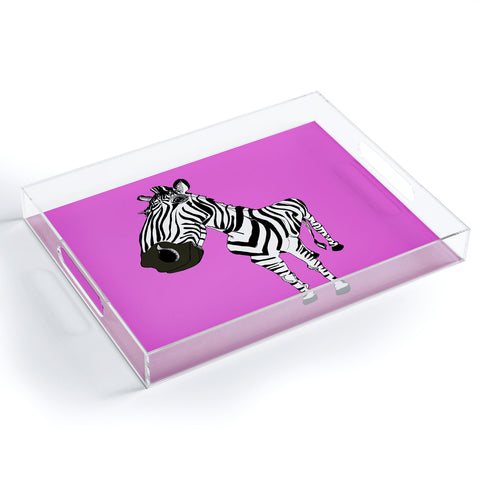 Casey Rogers Zebra Acrylic Tray