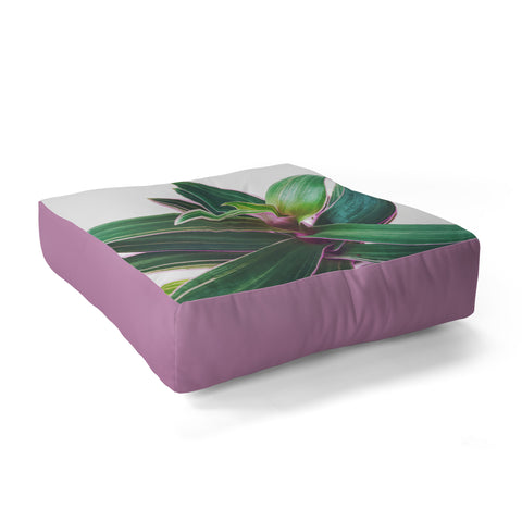 Cassia Beck Oyster Plant Floor Pillow Square