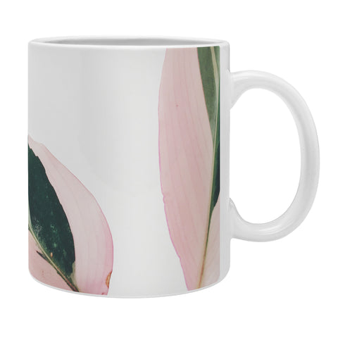Cassia Beck Pink Leaves II Coffee Mug