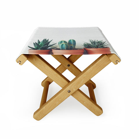 Cassia Beck Potted Plants Folding Stool