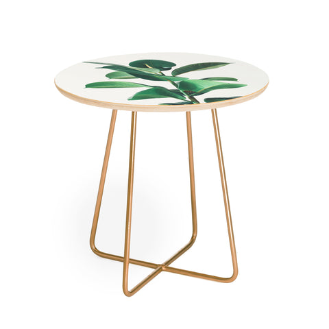 Cassia Beck Rubber Fig Round Side Table