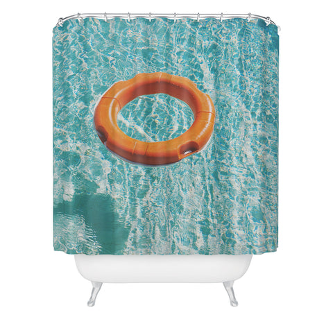 Cassia Beck Swimming Pool III Shower Curtain