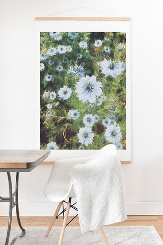 Cassia Beck The Blue Garden Art Print And Hanger