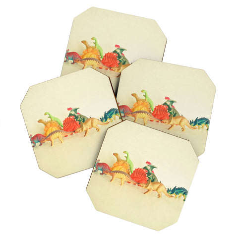 Cassia Beck Walking With Dinosaurs Coaster Set