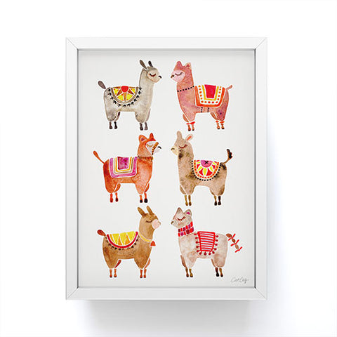 Cat Coquillette Alpacas by Cat Coquillette Framed Mini Art Print