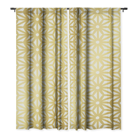 Cat Coquillette Asanoha Pattern Gold Blackout Non Repeat