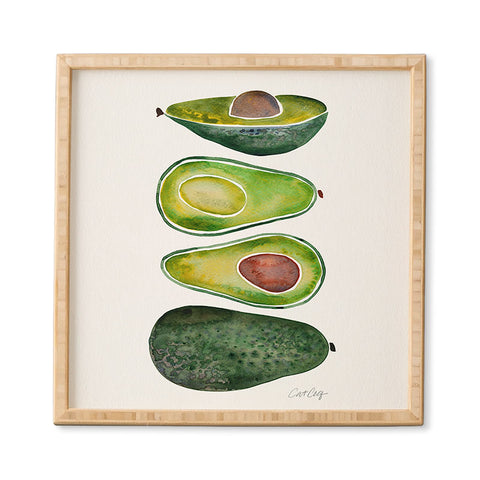 Cat Coquillette Avocado Slices 2 Framed Wall Art