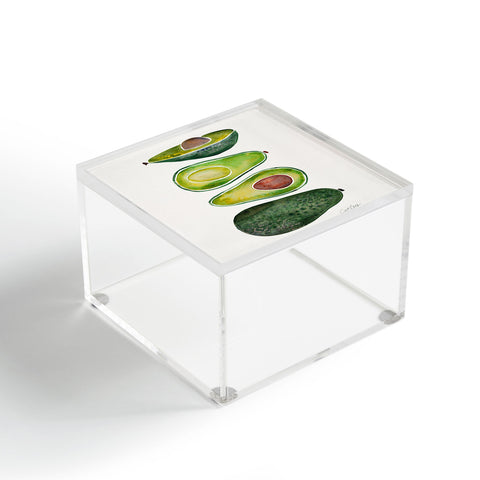 Cat Coquillette Avocado Slices 2 Acrylic Box