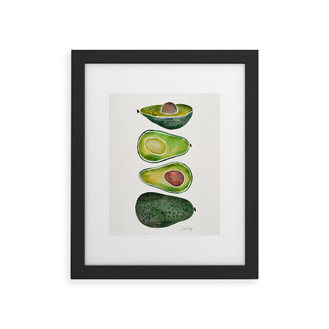 Cat Coquillette Avocado Slices 2 Framed Art Print