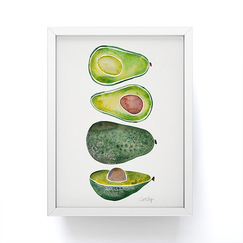 Cat Coquillette Avocado Slices Framed Mini Art Print